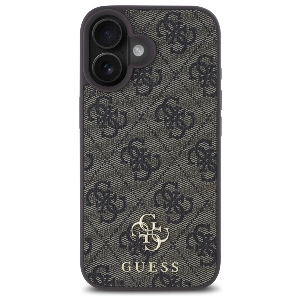 Guess 4G Small Classic MagSafe iPhone 16 Case - Browneng