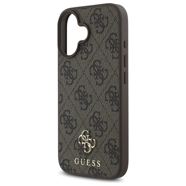 Guess 4G Small Classic MagSafe iPhone 16 Case - Browneng