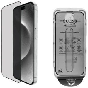 Guess Screen Protector Privacy 2.5D Outline Tempered Glass for iPhone 16 Pro Maxeng