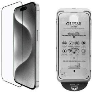 Guess Screen Protector 2.5D Outline Tempered Glass for iPhone 16 Pro Maxeng