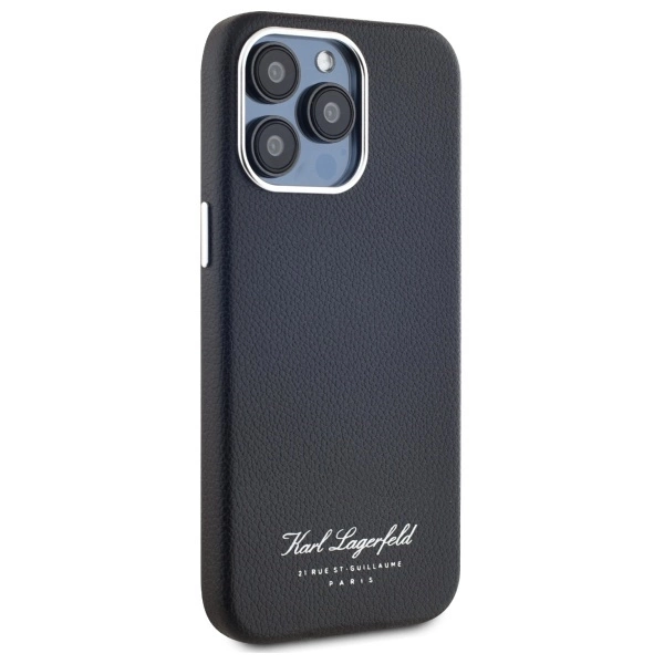 Karl Lagerfeld Hotel RSG Case for iPhone 15 Pro Max - Blackeng