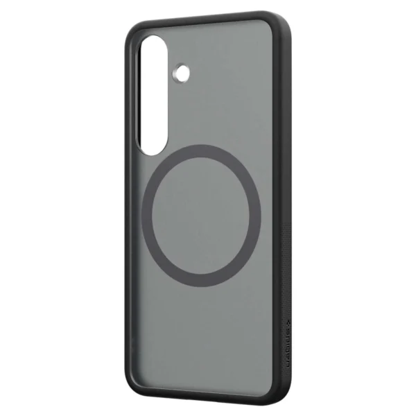 Spigen Capella GP-FPS931PGBJW Silicone Case with MagFit Magnetic Ring for Samsung Galaxy S25 - Blackeng