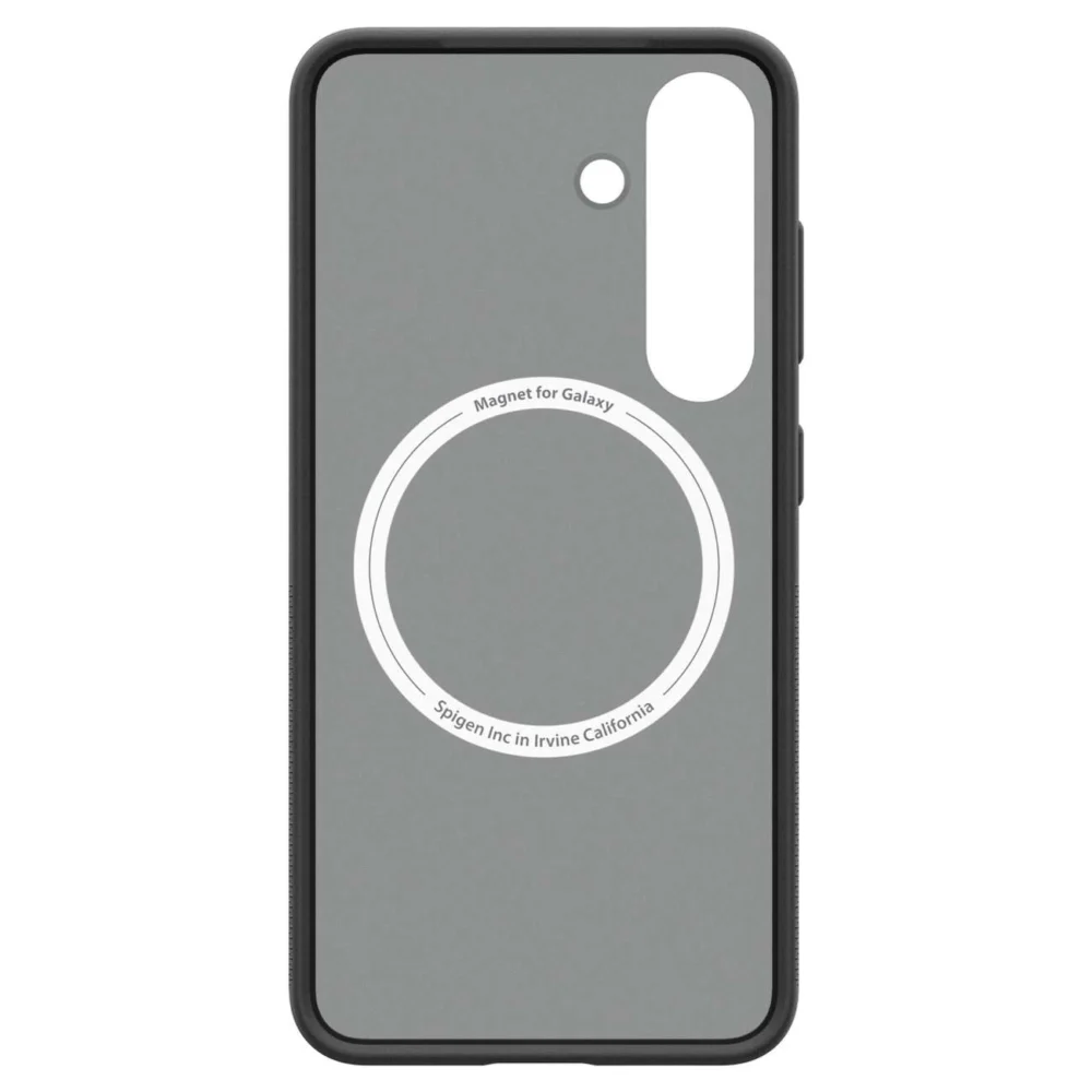 Spigen Capella GP-FPS931PGBJW Silicone Case with MagFit Magnetic Ring for Samsung Galaxy S25 - Blackeng