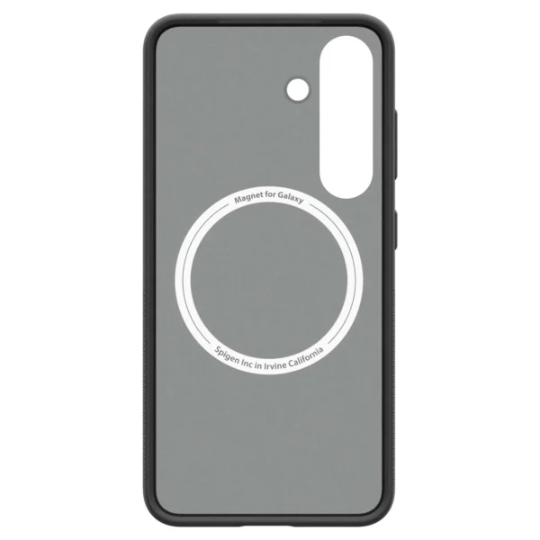 Spigen Capella GP-FPS931PGBJW Silicone Case with MagFit Magnetic Ring for Samsung Galaxy S25 - Blackeng
