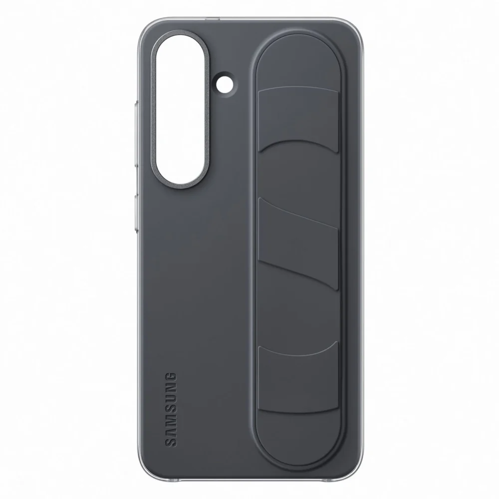 Samsung Standing Grip Case EF-GS931CBEGWW Silicone Case with Holder / Stand for Samsung Galaxy S25 - Blackeng