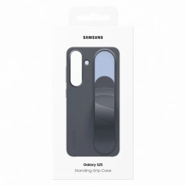 Samsung Standing Grip Case EF-GS931CBEGWW Silicone Case with Holder / Stand for Samsung Galaxy S25 - Blackeng