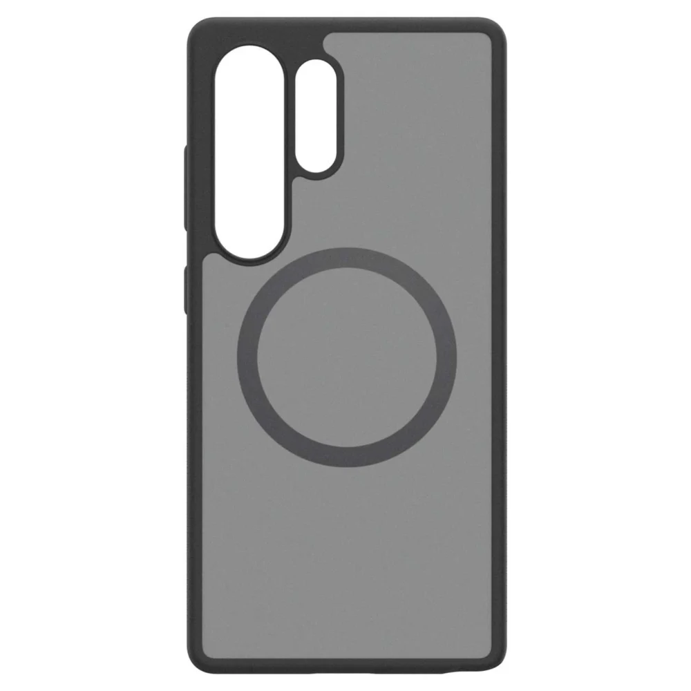Spigen Capella GP-FPS938PGBJW Silicone Case with MagFit Magnetic Ring for Samsung Galaxy S25 Ultra - Blackeng