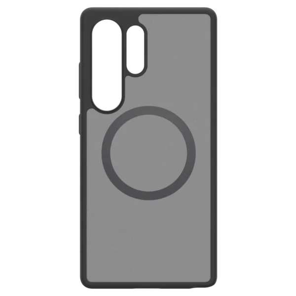 Spigen Capella GP-FPS938PGBJW Silicone Case with MagFit Magnetic Ring for Samsung Galaxy S25 Ultra - Blackeng