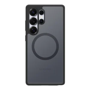 Spigen Capella GP-FPS938PGBJW Silicone Case with MagFit Magnetic Ring for Samsung Galaxy S25 Ultra - Blackeng