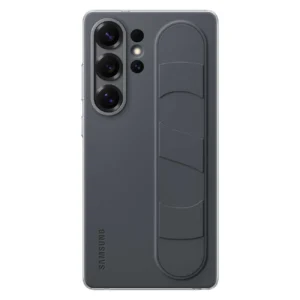 Samsung Standing Grip Case EF-GS938CBEGWW Silicone Case with Holder / Stand for Samsung Galaxy S25 Ultra - Blackeng