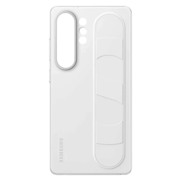 Samsung Standing Grip Case EF-GS938CWEGWW Silicone Case with Holder / Stand for Samsung Galaxy S25 Ultra - Whiteeng