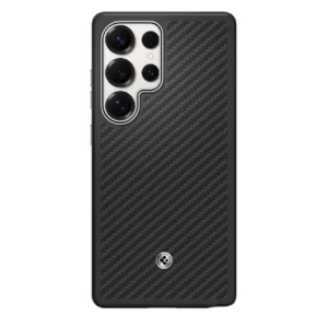 Spigen Enzo Aramid GP-FPS938PGABW Silicone Case with Built-in MagFit Ring for Samsung Galaxy S25 Ultra - Blackeng