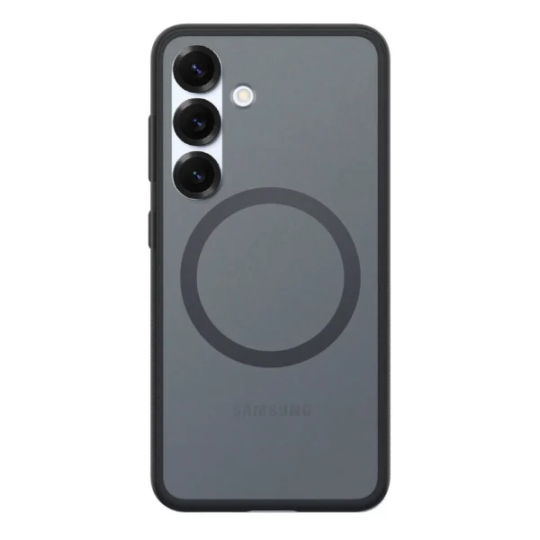 Spigen Capella GP-FPS936PGBJW Silicone Case with MagFit Magnetic Ring for Samsung Galaxy S25+ - Blackeng
