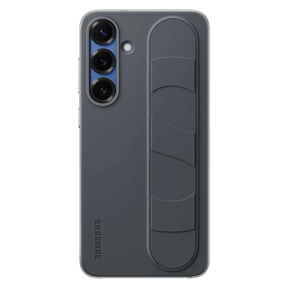 Samsung Standing Grip Case EF-GS936CBEGWW Silicone Case with Holder / Stand for Samsung Galaxy S25+ - Blackeng