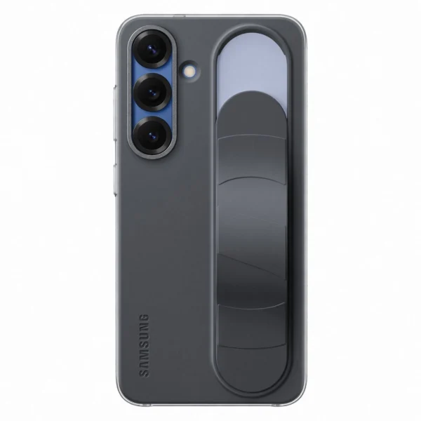 Samsung Standing Grip Case EF-GS936CBEGWW Silicone Case with Holder / Stand for Samsung Galaxy S25+ - Blackeng