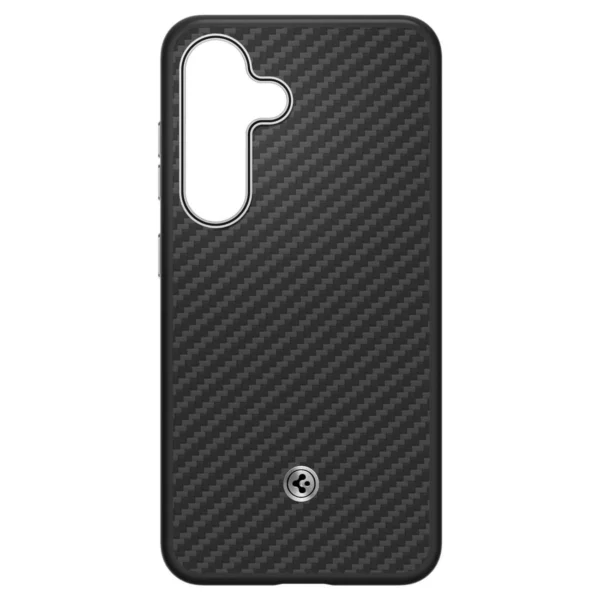 Spigen Enzo Aramid GP-FPS936PGABW Silicone Case with Built-in MagFit Ring for Samsung Galaxy S25+ - Blackeng