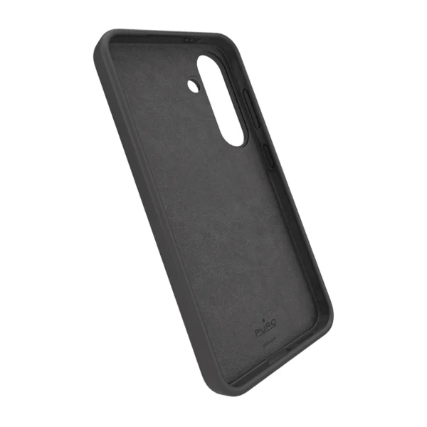 Puro Icon Silicone Case for Samsung Galaxy S25 - Blackeng