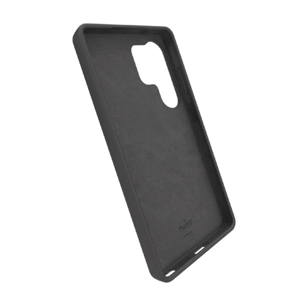 Puro Icon Silicone Case for Samsung Galaxy S25 Ultra - Blackeng