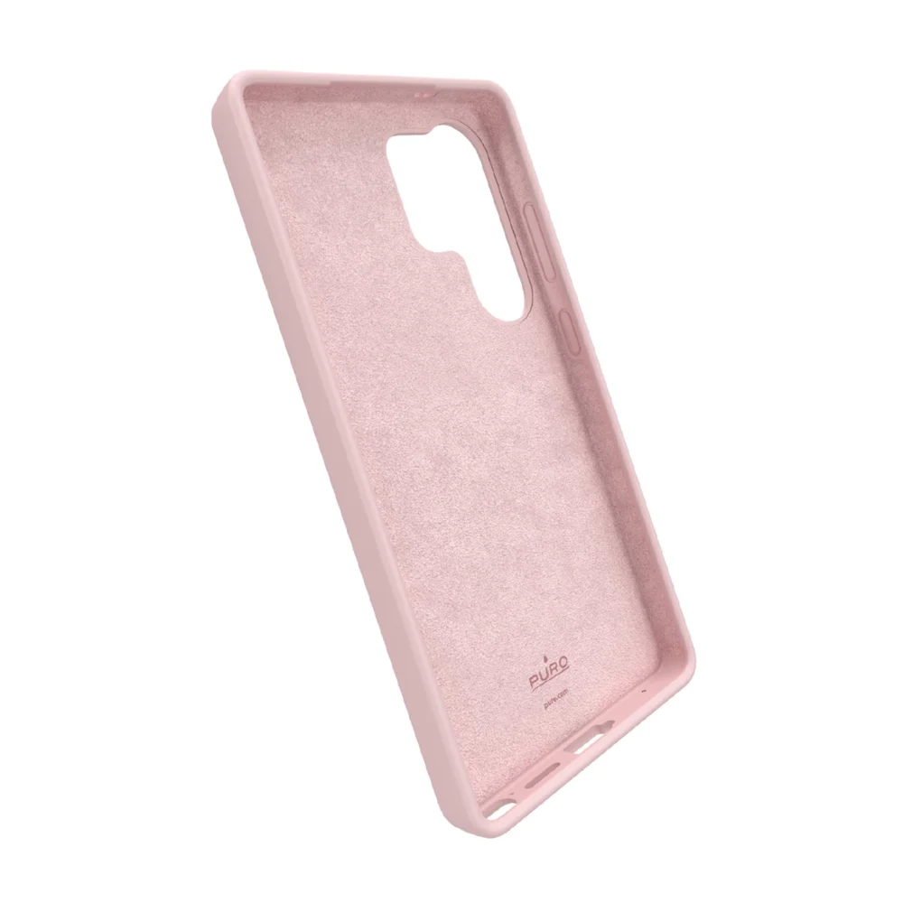 Puro Icon Silicone Case for Samsung Galaxy S25 Ultra - Pinkeng