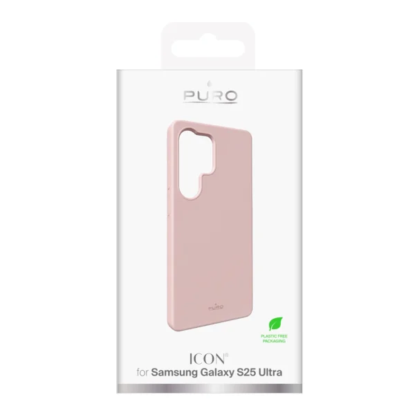 Puro Icon Silicone Case for Samsung Galaxy S25 Ultra - Pinkeng