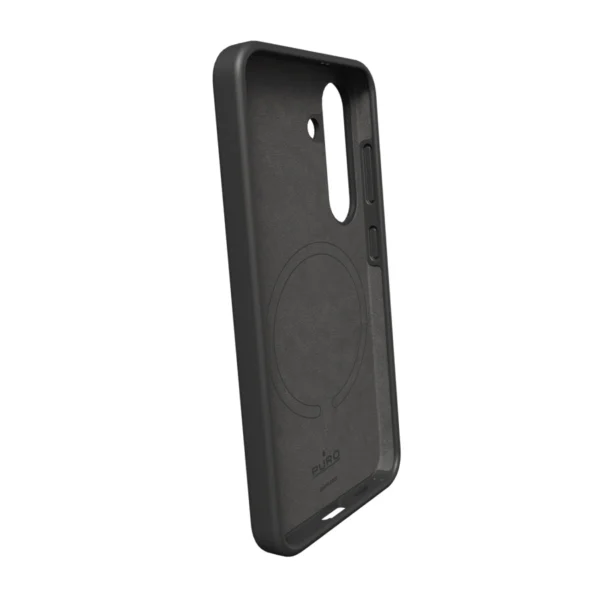 Puro Icon Mag Silicone Case with MagSafe for Samsung Galaxy S25 - Blackeng