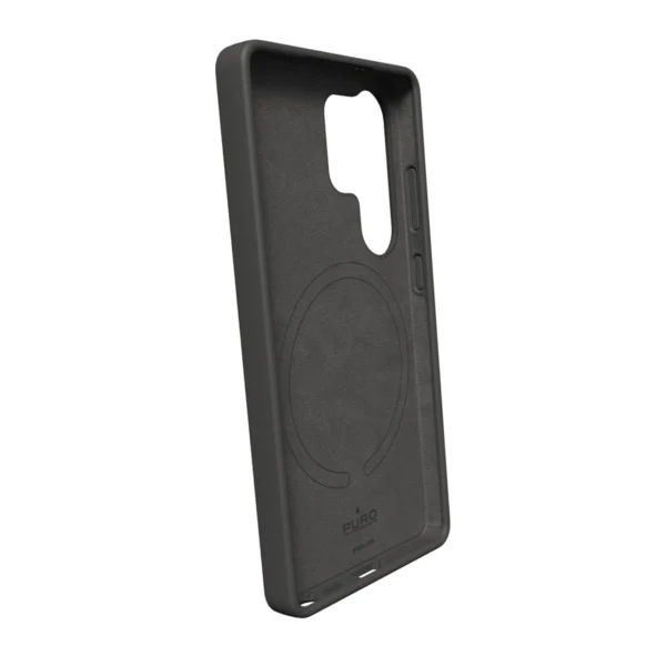 Puro Icon Mag Silicone Case with MagSafe for Samsung Galaxy S25 Ultra - Blackeng