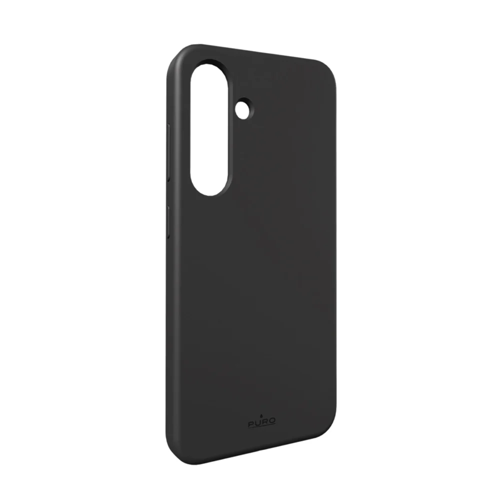 Puro Icon Mag Silicone Case with MagSafe for Samsung Galaxy S25+ - Blackeng