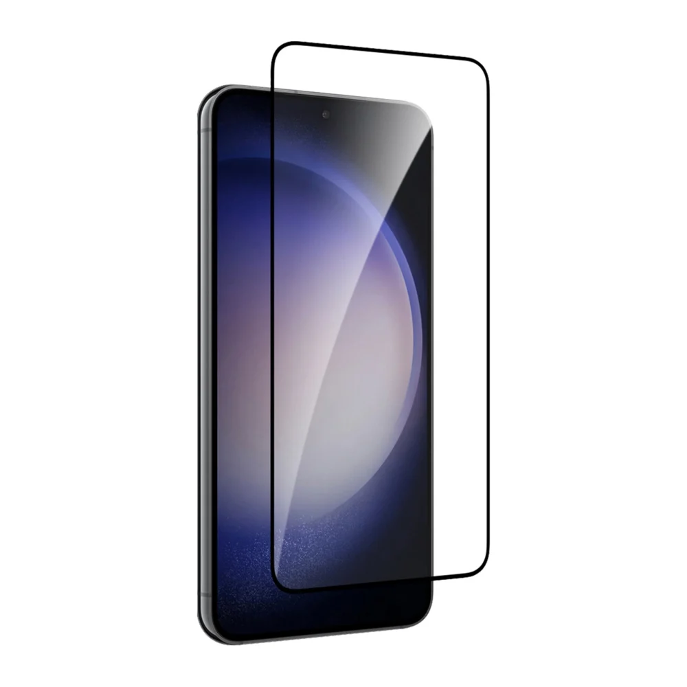 Puro Frame Tempered Glass with Black Frame for Samsung Galaxy S25 / S24eng