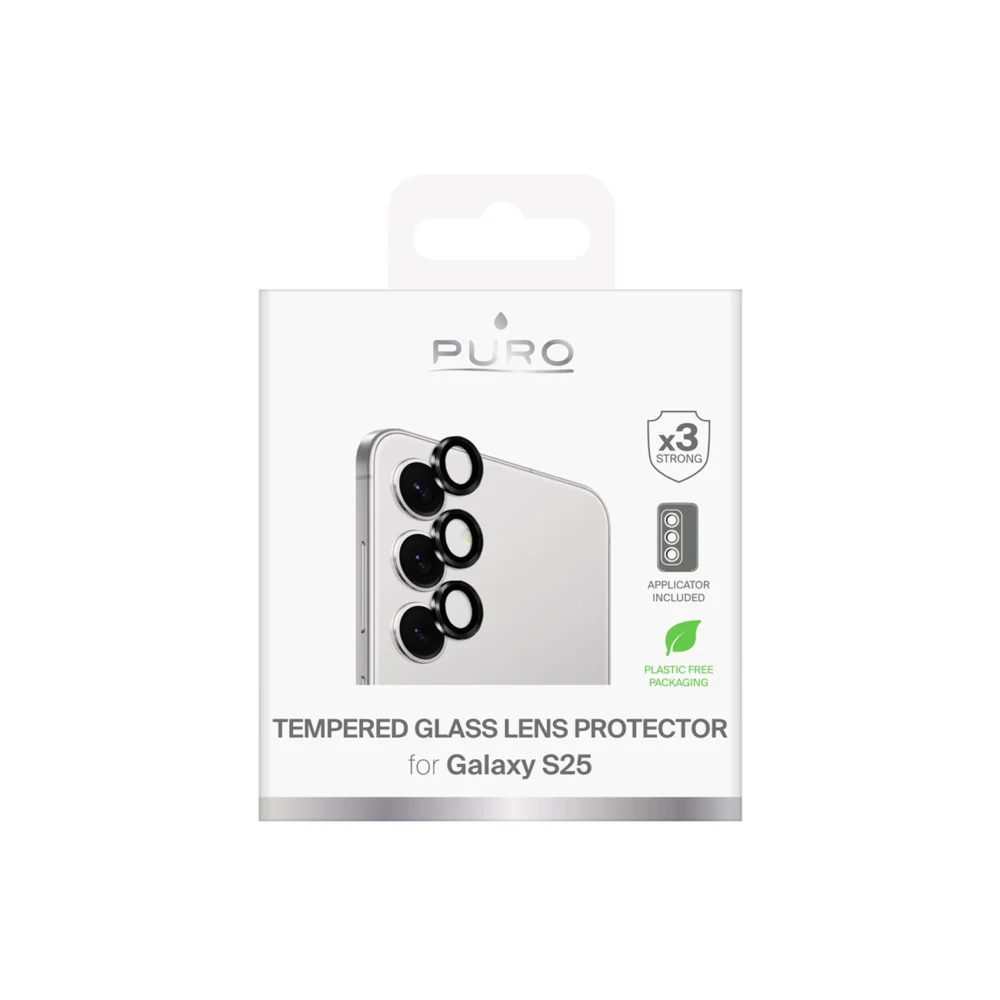 Puro Single Camera Lens Tempered Glass for Samsung Galaxy S25 Camera Lenseseng