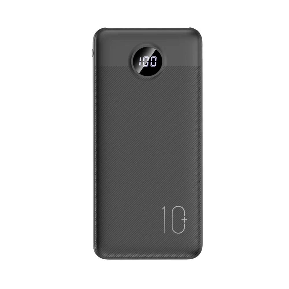 Powerbank Veger L10S (W1105PD) 10000mAh 20W 2A PD QC3.0 - blackeng