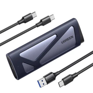 Ugreen CM767 M.2 NVMe/SATA SSD Disk Case - Silvereng