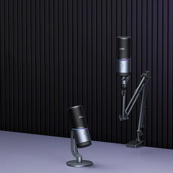 Ugreen CM769 Desktop Microphone with USB-A, RGB LED - Silvereng