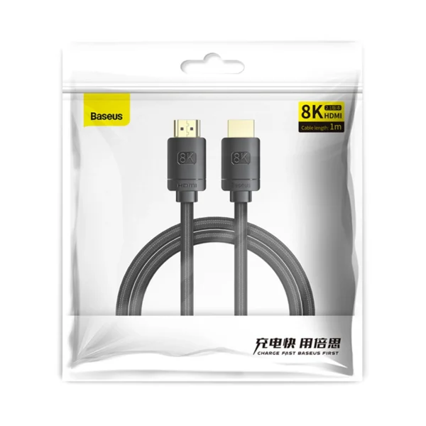Baseus High Definition Series 8K HDMI Cable 1m - Blackeng