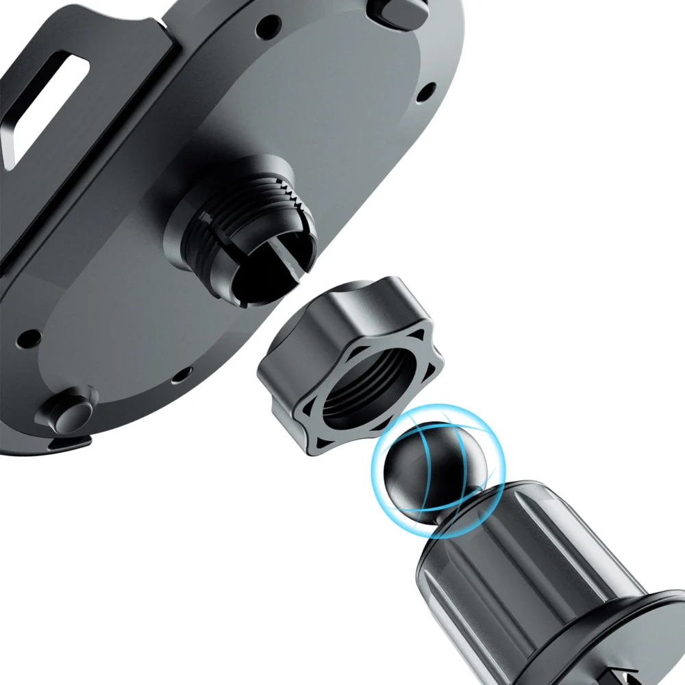 Dudao F2+ smartphone holder for air vent, clamp - blackeng