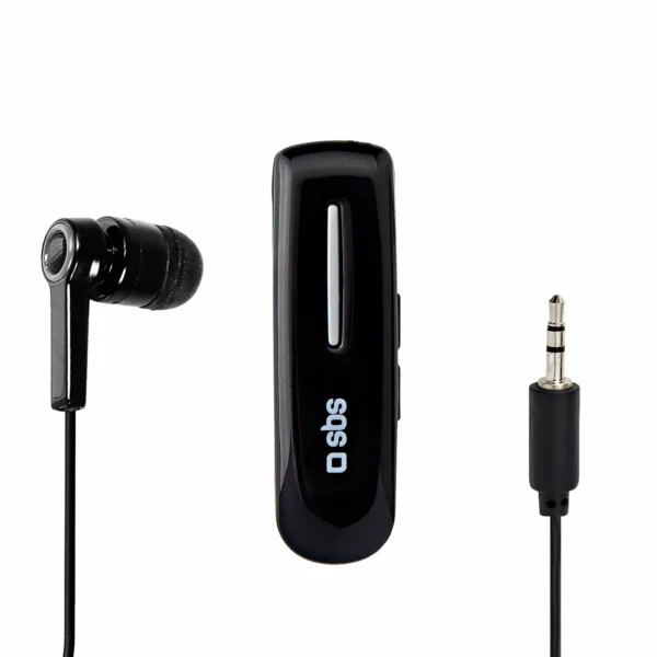 SBS TECLIPHEADSETBTK Wireless Earphone with Clip - Blackeng