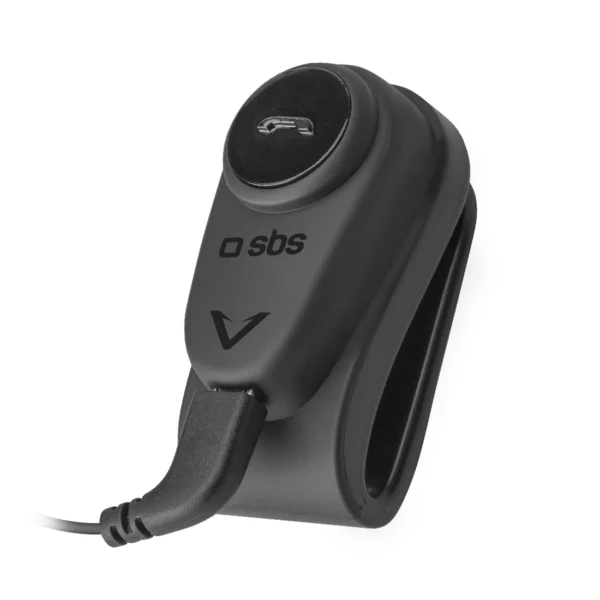 SBS TEEARSETMONOMOTOBTK mono wireless headset for motorcycle helmet - blackeng