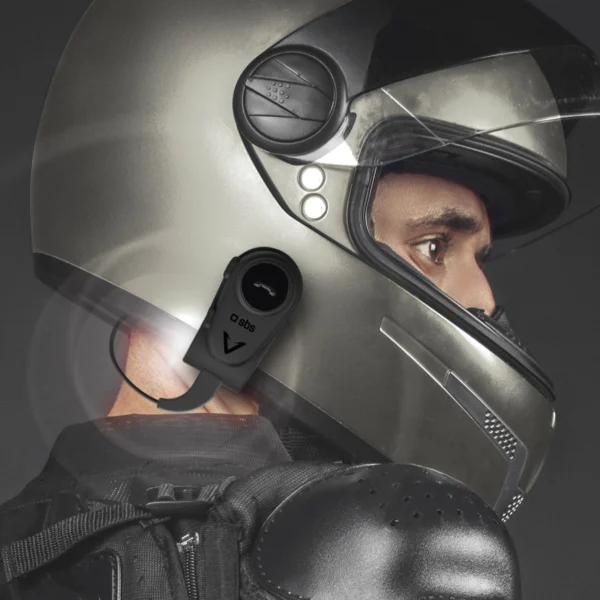 SBS TEEARSETMONOMOTOBTK mono wireless headset for motorcycle helmet - blackeng