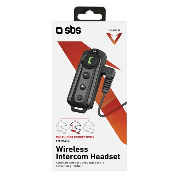 SBS TEMOTOINTERCOMK wireless motorcycle intercom - blackeng