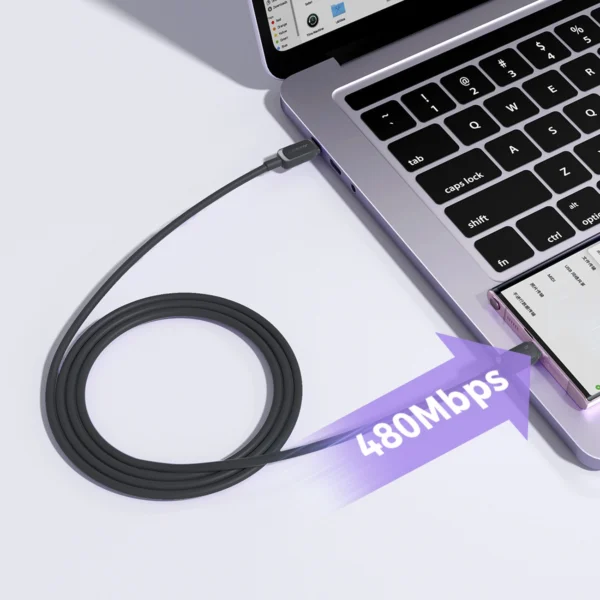 Joyroom Multi-Color Series A14 USB-C / USB-C 100W Cable 1.2m - Blackeng
