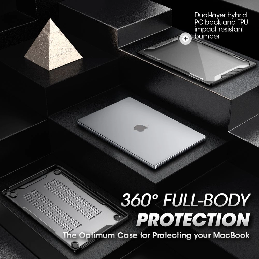 Unicorn Beetle Supcase Case for MacBook Air 15 M2 / M3 / 2023-2024 - Blackeng