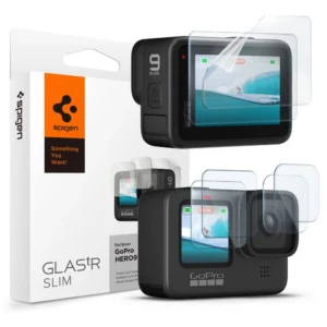 Spigen Glass.tR Slim Tempered Glass + Film 2-Set for GoPro Hero 9 / 10 / 11 / 12 - Transparenteng