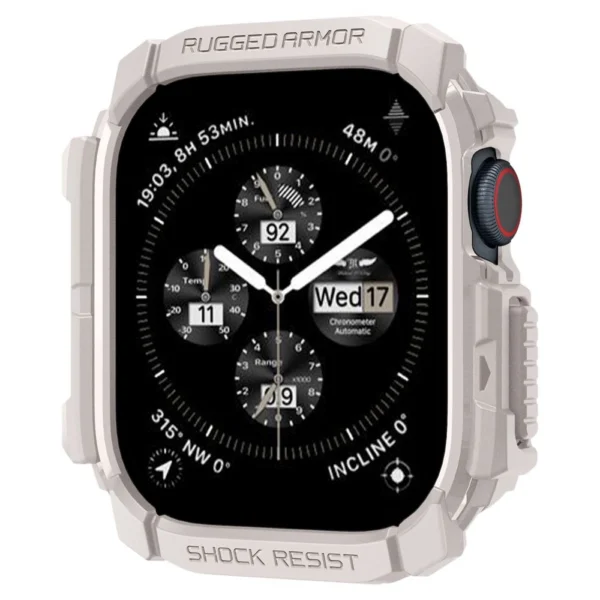 Spigen Rugged Armor Strap for Apple Watch 10 46mm - Beigeeng