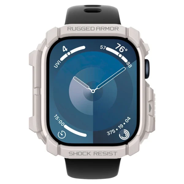Spigen Rugged Armor Strap for Apple Watch 10 46mm - Beigeeng