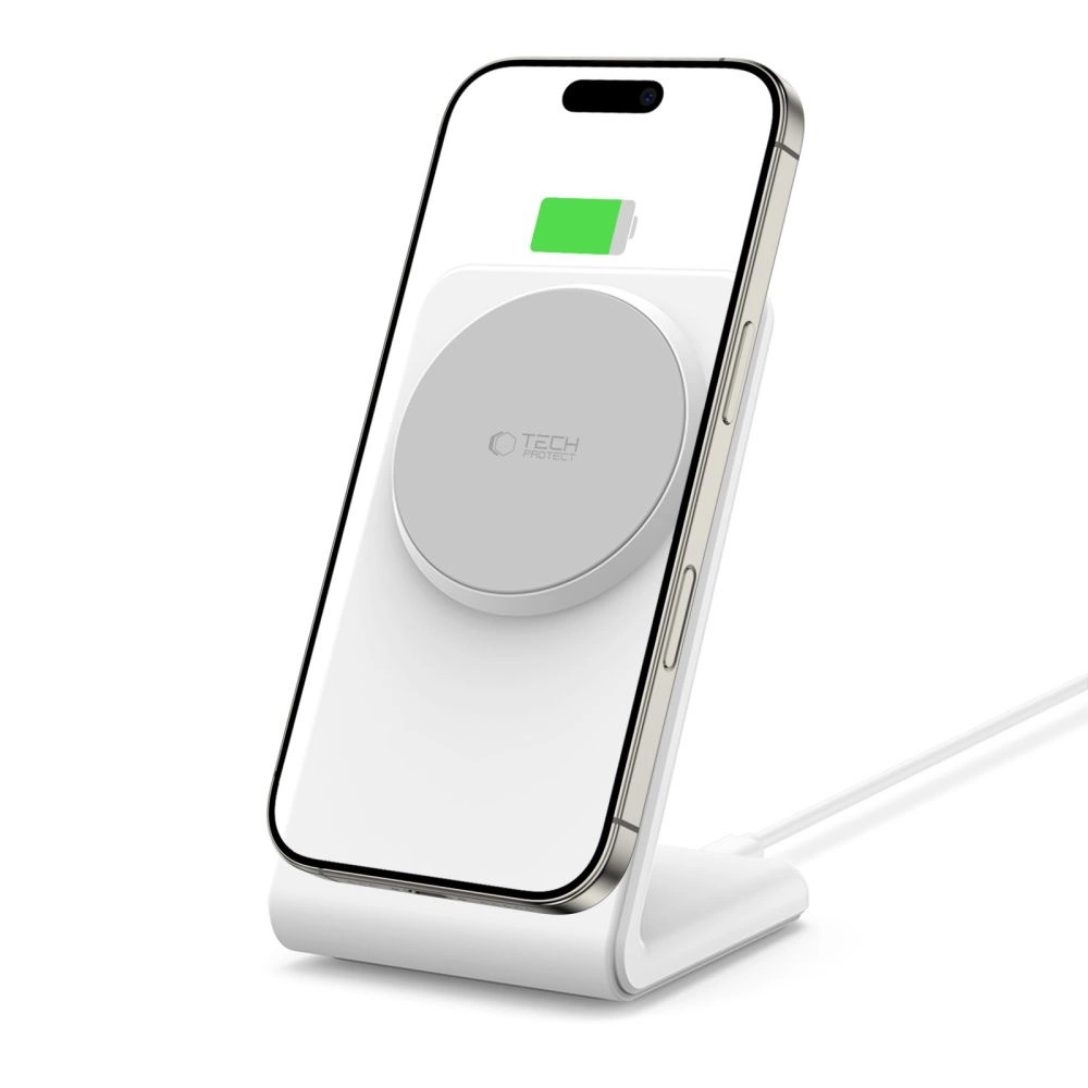 Tech-Protect QI15W-A38 MagSafe Wireless Charger - Whiteeng