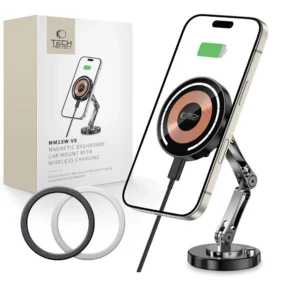 Tech-Protect MM15W-V8 Magnetic Car Holder for Dashboard with MagSafe 15W - Blackeng