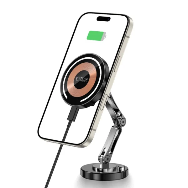 Tech-Protect MM15W-V8 Magnetic Car Holder for Dashboard with MagSafe 15W - Blackeng