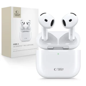 Tech-Protect UltraBoost TWS Core 2 Wireless Headphones - Whiteeng