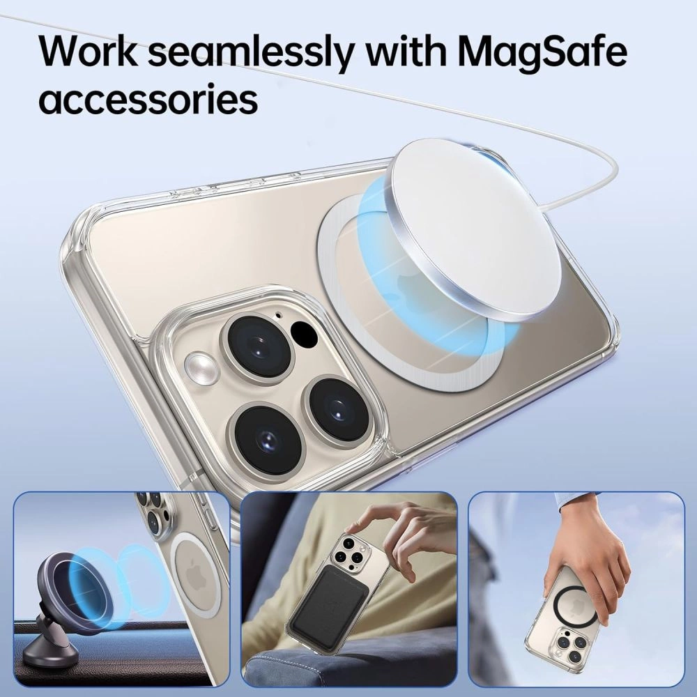 Tech-Protect MMP-110 2in1 Magnetic Ring with MagSafe - Silver-Blackeng