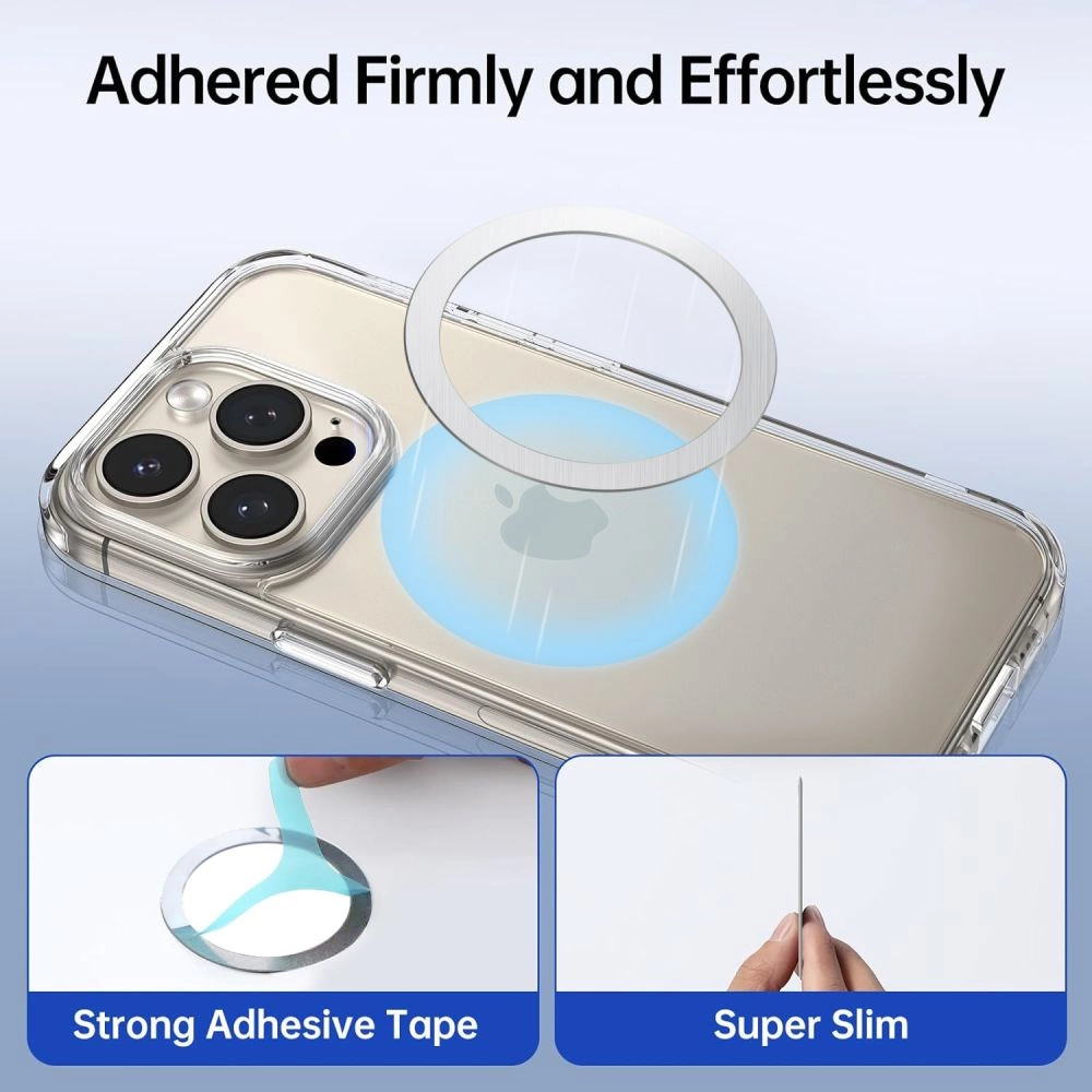 Tech-Protect MMP-110 2in1 Magnetic Ring with MagSafe - Silver-Blackeng