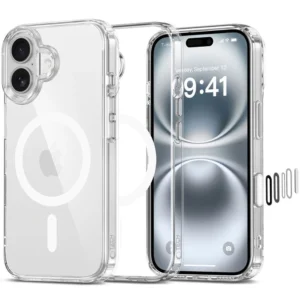 Tech-Protect Flexair Hybrid CC Magsafe iPhone 16 Case - Cleareng